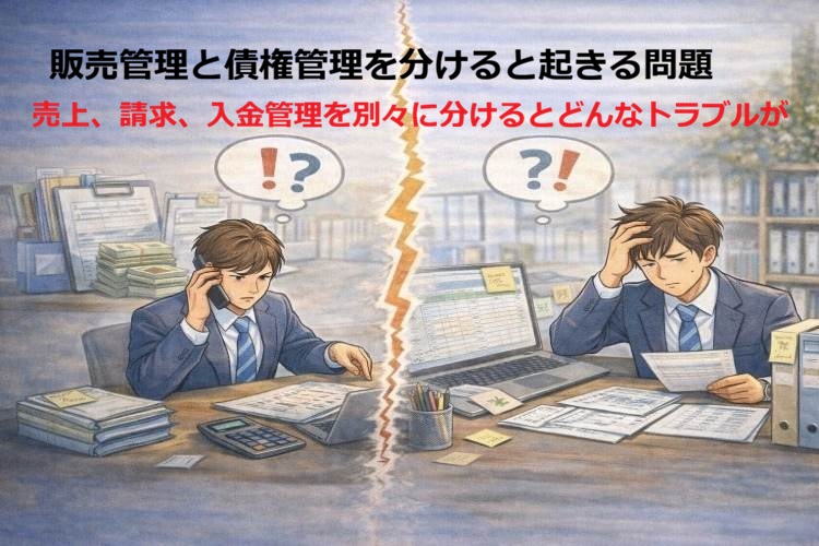 販売管理と債権管理の分断