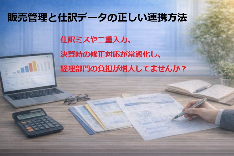 販売管理と仕訳データの正しい連携方法